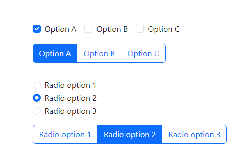 Bootstrap Checks and Radios