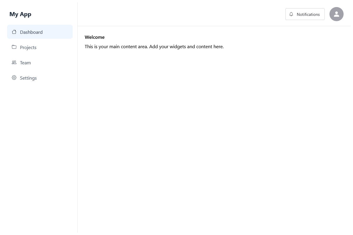 Create a new Shoelace with Tailwind CSS app