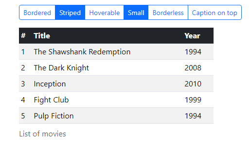 Bootstrap Table